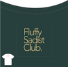Fluffy Sadist Club Tee (Gold Print Limited Edition) - Delight Klothing