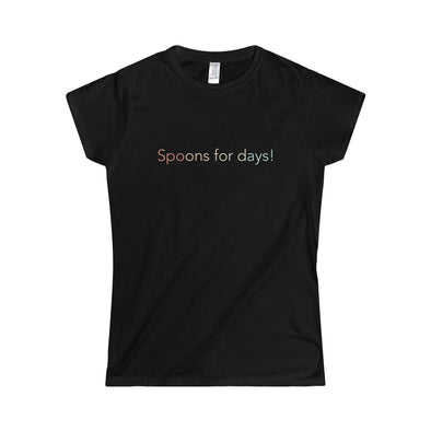 Women's "Spoons" Softstyle Tee - Delight Klothing