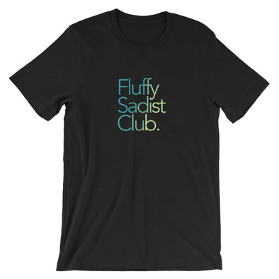 Fluffy Sadist Club Tee: Black
