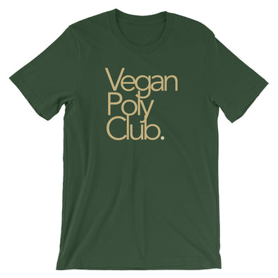 Vegan Poly Club Tee (Gold Edition) - Delight Klothing