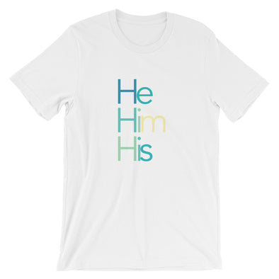 Pronouns Tee (He/Him/His) - Delight Klothing