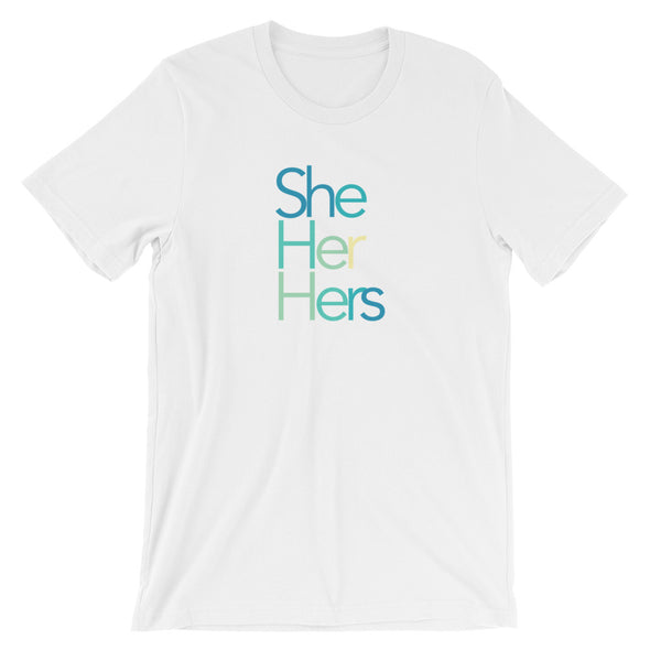 Pronouns Tee (She/Her/Hers) - Delight Klothing