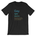 Gay Meaning Tee: Black