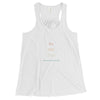 Women's "With Them" Poly life Flowy Racerback Tank - Delight Klothing