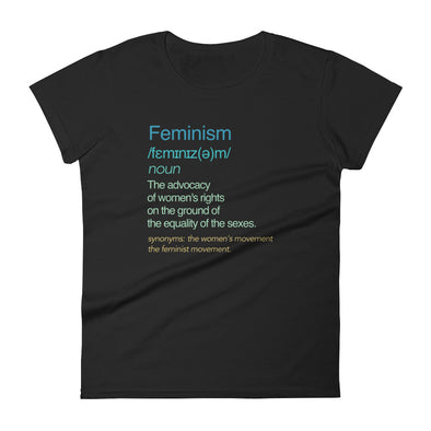 Women's “Feminism” Meaning short sleeve t-shirt - Delight Klothing