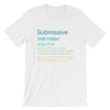 submissive definition t-shirt