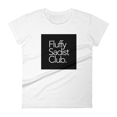 FLUFFY SADIST CLUB TEE (Blk SQ EDITION)