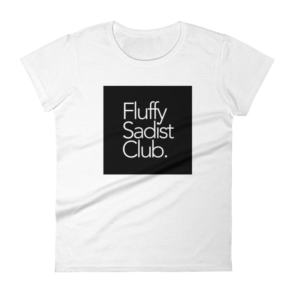 FLUFFY SADIST CLUB TEE (Blk SQ EDITION)