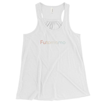 Women's Flowy "Futomomo" Racerback Tank - Delight Klothing