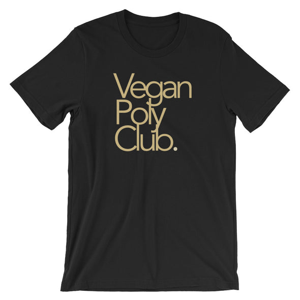 Vegan Poly Club Tee (Gold Edition) - Delight Klothing