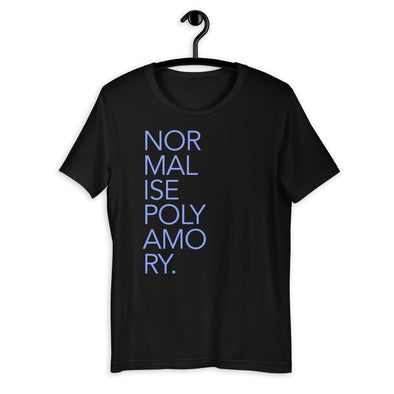 Normalise Poly Tee (Stacked Edition) (UK Spelling) - Delight Klothing