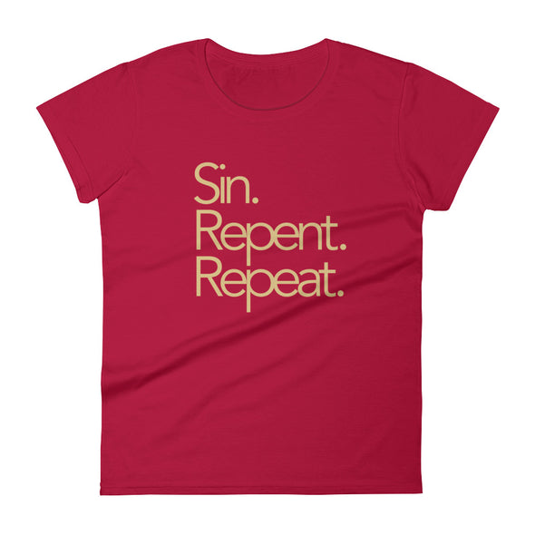 Sin. Repent. Repeat. Tee - Delight Klothing