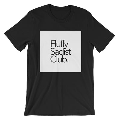 Fluffy Sadist Club Tee (Wht Sq Edition)