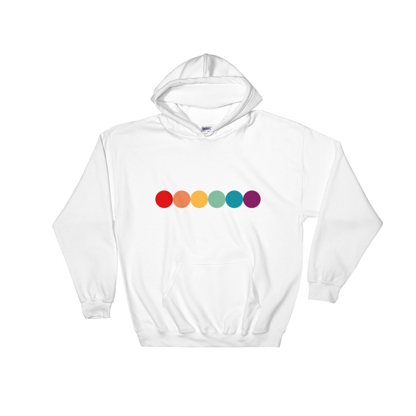 Rainbow Hooded Sweatshirt - Delight Klothing