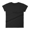 Women's "Witch" Black-On-Black short sleeve t-shirt - Delight Klothing
