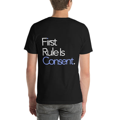 First Rule Is Consent Tee (Back Print Edition) - Delight Klothing
